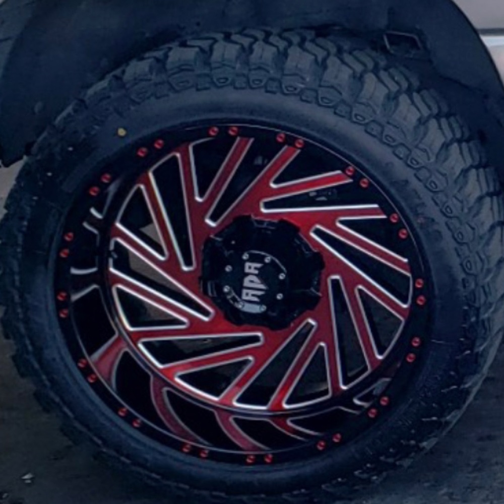 22 “ Deep Dish Rims / 33 “ Tires